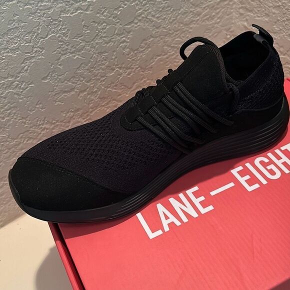 Lane Eight Women's 10 AD1 Training Sneakers Carbon Black Gym Workout Shoes New - Picture 3 of 13